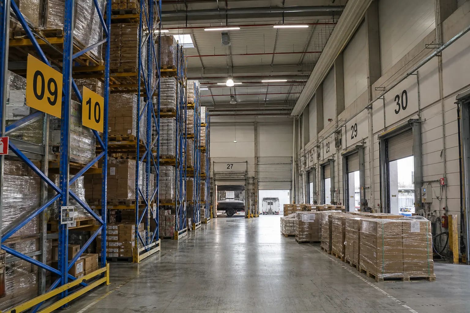 Logistik-Website mit Leistungen, Standorten und Anfrageweg