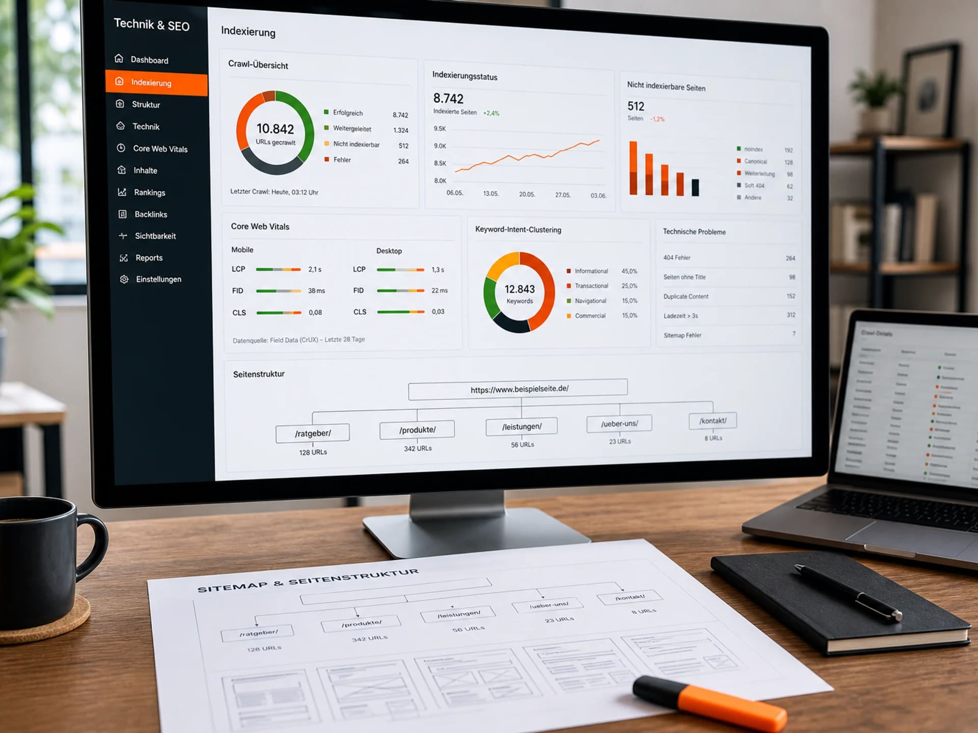 SEO – Arbeitsbeispiel
