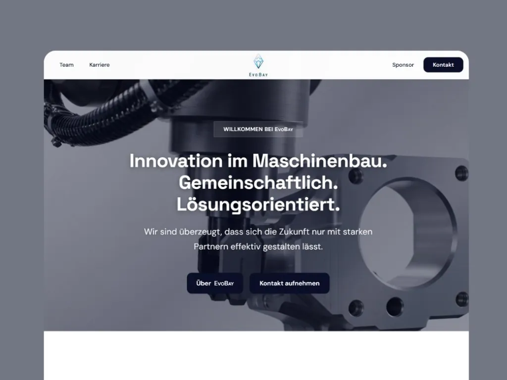 EvoBay – Innovation im Maschinenbau